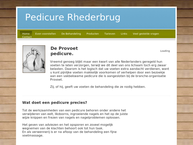 Website van Pedicure Rhederbrug uw medisch pedicure 