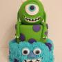 Door een bezoeker 03-01-2017 geüpload - Taart ede Taartendoos monsters inc stapel 3D