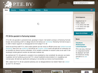 Website van P.t.e. Bv 