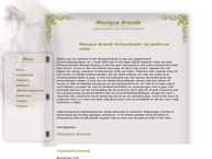 Website van Schoonheidssalon Monique 