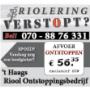 afvoer verstopt, goedkope loodgieter tarieven