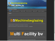 Website van Bsmachinebeglazing 
