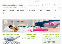 Website van Matrasfabriek.nl 