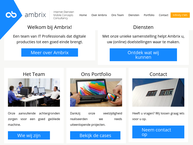 Website van Ambrix.nl 