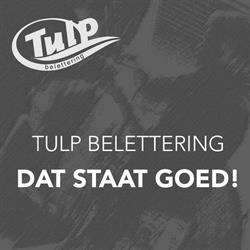 Tulp belettering