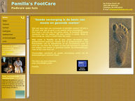 Website van Pamilla's Footcare 