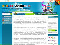 Website van Kindervoordeel 