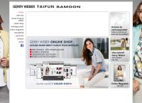 Website van House of Gerry Weber 