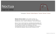 Website van Noctua Taal en Tekst 