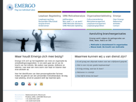 Website van Emergo 