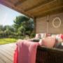 Overkapping met loungehoek