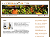 Website van InterimArts 