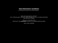 Hans Boschman Saxofoonreparaties