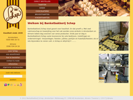 Website van Banketbakkerij Schep 