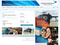 Website van Garuda Indonesia 