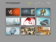 Website van FIN Design 