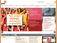 Website van PricewaterhouseCoopers BV 