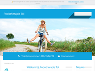 Website van Podotherapie Tol 