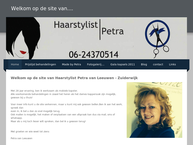 Website van Haarstylist Petra 