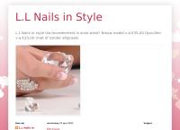 Website van LL Nails in Style 
