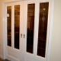 Schuifdeuren met glas-in-lood