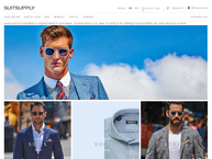 Website van Suit Supply - Amersfoort 
