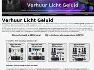 Verhuur Licht Geluid