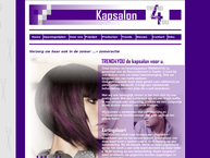 Website van Kapsalon Trend 4 you 