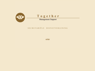 Website van Together Management Support 