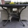 Rondstaal met terrazzo blad