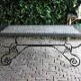Smeedijzer met terrazzo blad