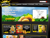 Website van Mccain Foods Europe Bv 