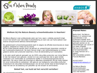 Website van Via Natura Beauty Salon 
