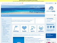 Website van Zechsal Webshop 