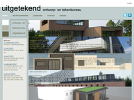Website van Ontwerp- en Tekenbureau Uitgetekend 