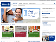 Website van Allianz Nederland Schadeverzekering 