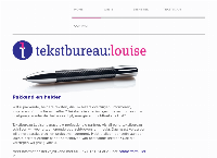 Website van Tekstbureau Louise 