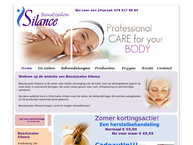 Website van Beautysalon Silance 