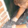 inplakken vlies met 2-k pur
