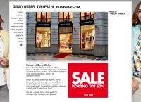 Website van House of Gerry Weber Breda 