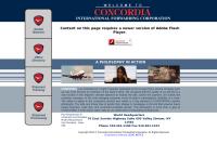 Website van Concordia International Forwarding Corp. 