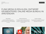 Website van Flink Media 