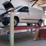 Bedrijfsauto werkplaats