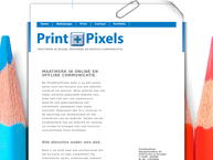 Website van Print Plus Pixels 