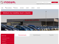 Website van In de Wal Auto's Bv 