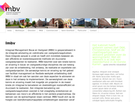 Website van IMBV Integraal Management Bouw & Vastgoed 