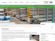 Website van Teuling Staal BV 