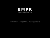Website van Empr 