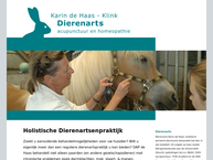 Website van Dierenarts K de Haas-Klink 
