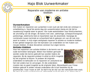 Hajo Blok Uurwerkmaker